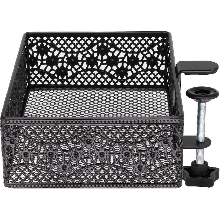Clip-on Drawer organizers,desk organizer,can be clipped around the table to store small items (black) чёрный