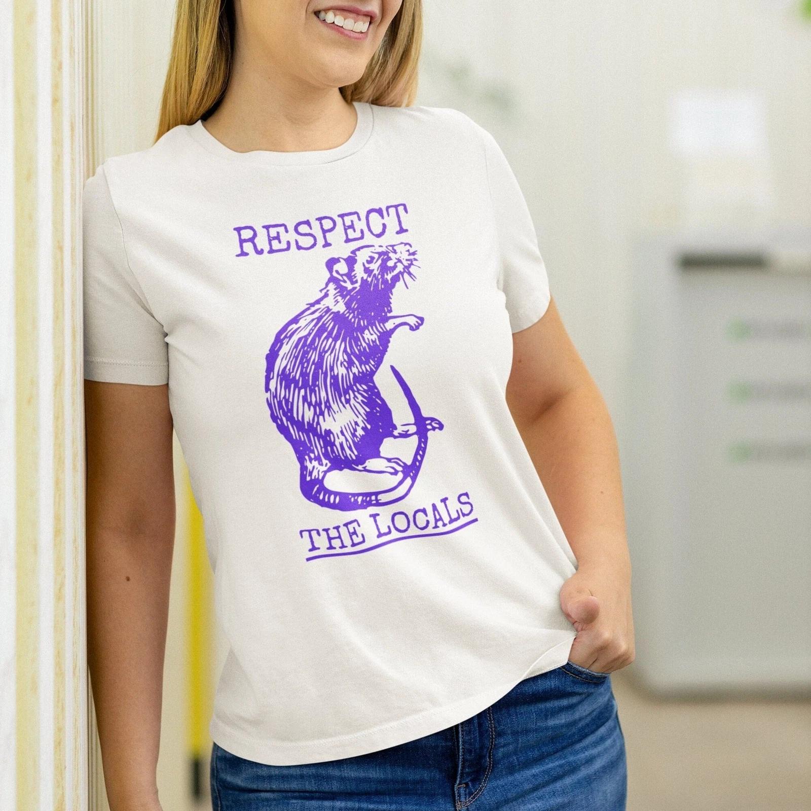 Respect The Locals Rat Shirt L