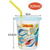 Skater Plarail 19 Tumblers with Straws, 320ml, 3-Piece Set, Made In Japan, SIH3ST
