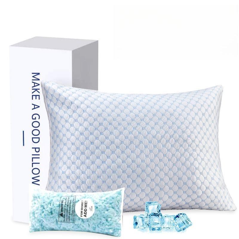 

Подушка для кровати из пены с эффектом памяти, подушка для сна, дышащая подушка со съемным моющимся чехлом для кровати, подушка 51x76 см 51x76cm