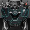 For 2025 Yamaha TMAX560 TechMax 3D Carbon Fiber Tank Decal UV-Resistant Anti-Yellowing High-Adhesion Mod Accessories