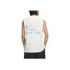 Adidas Letter Pocket Round Neck Printed Sports Casual Sleeveless Vest Men Tops Han-Jade-White JP2642