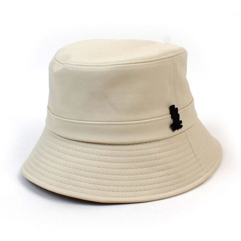 Universal Chemistry Side Thunder Ivory Leather Bucket Hat