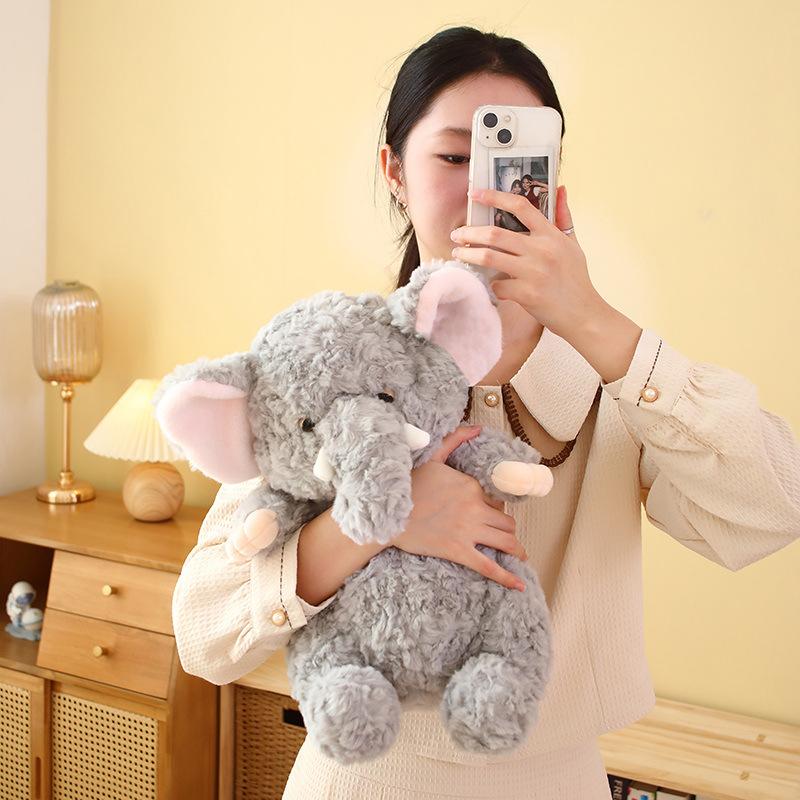 Cute Lazy Elephant Doll Plush Toy Sleepy Fox Penguin Piggy Doll Children Girls Gift Doll