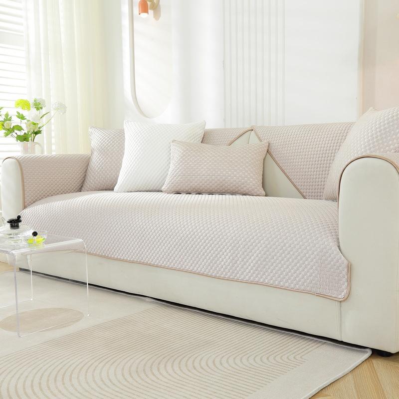 Candy Sofa Cushion Summer Non-Slip Cover Summer Cover Cloth Simple Towel Cool Doudou Technology Cool Mat Cushion