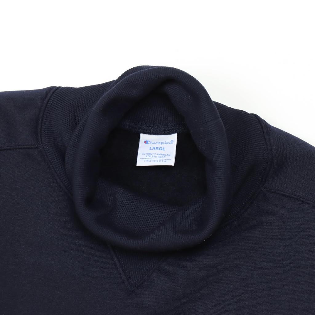 Champion Terry Turtleneck Long Brushed Fleece and Odor Graphic Logo Golf Techweave® Sweatshirt, Sleeve, Lining, Anti-Static, Stretch, Warm,