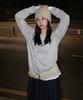 SUPERSUB Slub Color Block Layered Long Sleeve T-Shirt 4 Colors