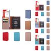 Stilvoller Langlebiger PU-Leder Reisepasshalter Multi-Karten Reisebrieftasche Unisex Reisepasshülle