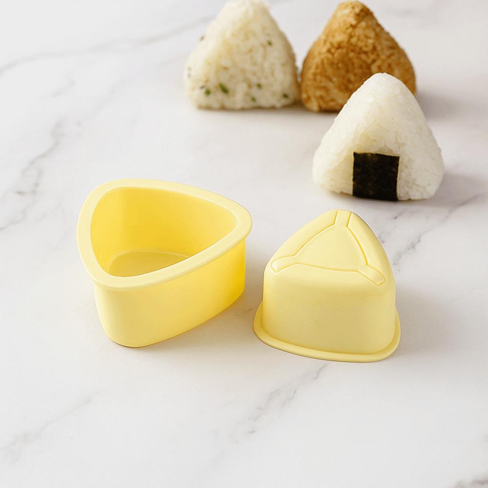 3Pcs/Set Triangular DIY Sushi Mold Plastic Rice Ball Mold Practical Baby Rice Molds Kitchen
