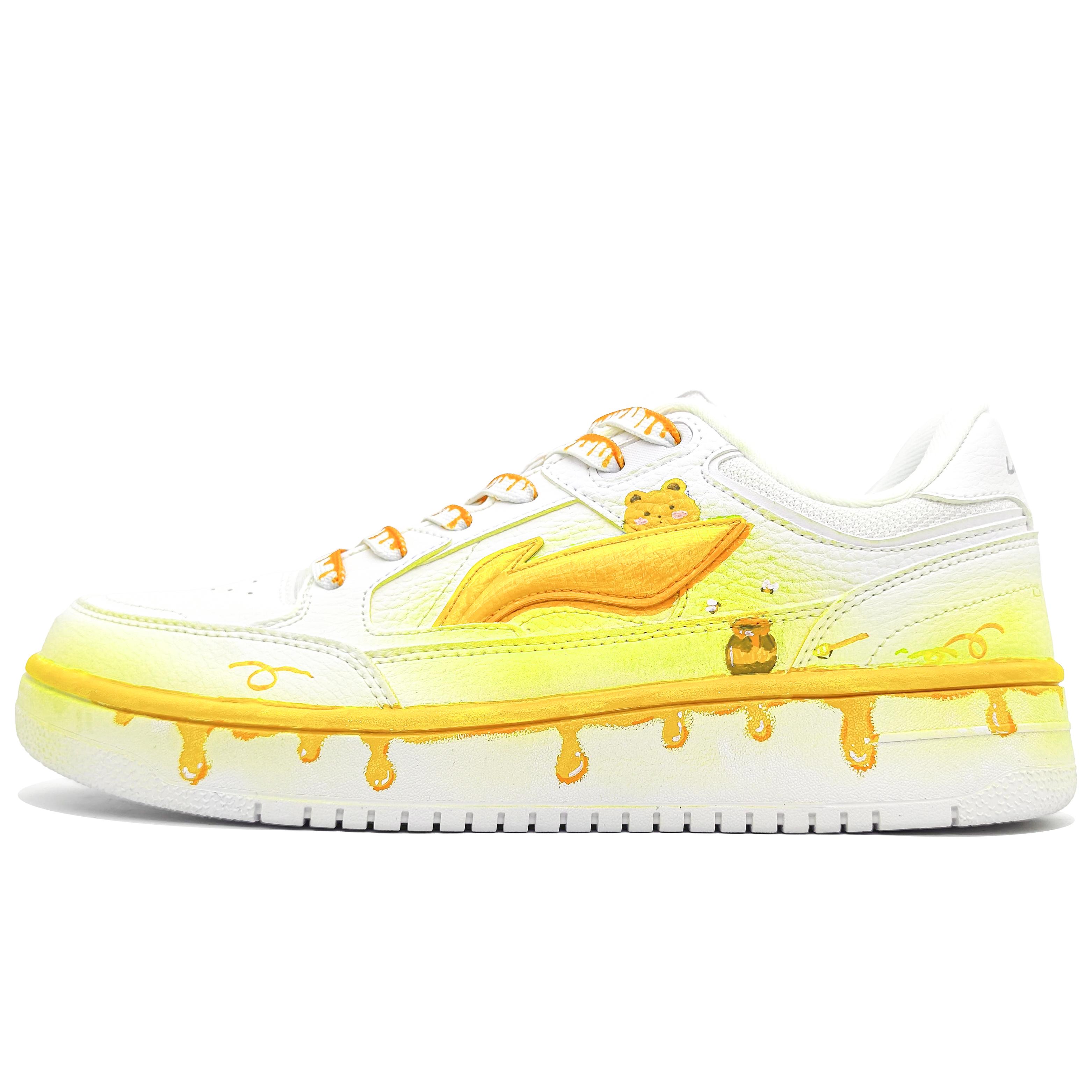 Li Ning Tianji Скользкие Устойчивые к истиранию Скользкие Устойчивые к истиранию Низкие Скейтбордические кроссовки Мужские AGCU095-5(Команда400-) 39