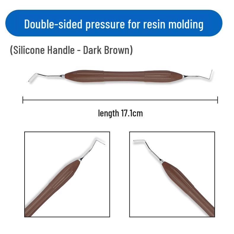 Dental Aesthetic Filling Resin Trimmer Kit, 7-Piece, New Silicone Handle, High-Temperature Resistant.