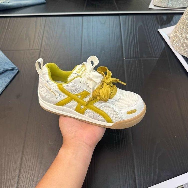 thick-soled German training shoes women's new popular shoes in 2025 women's shoes spring and summer net shoes women's breathable mesh board shoes