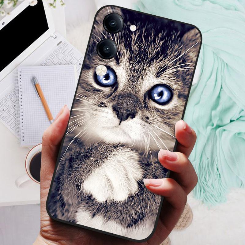 2025 Protective Shell For Vivo Y04 4G Case Y 04 Black Cover Lion Wolf Silicone Soft Back Cases For Vivo Y29S 4G Y 29S Phone Case