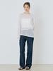 Leusejiem Basic Linen Sheer Knit - White