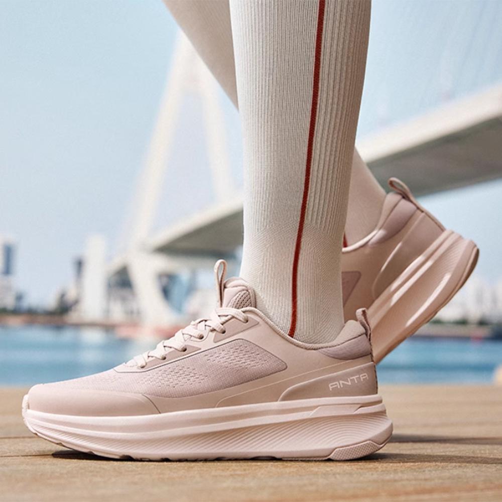 Anta Training Series Comfortable Shock Absorbing Durable Breathable Low Top Training Running Shoes Women sneaker Pink 922537702-4