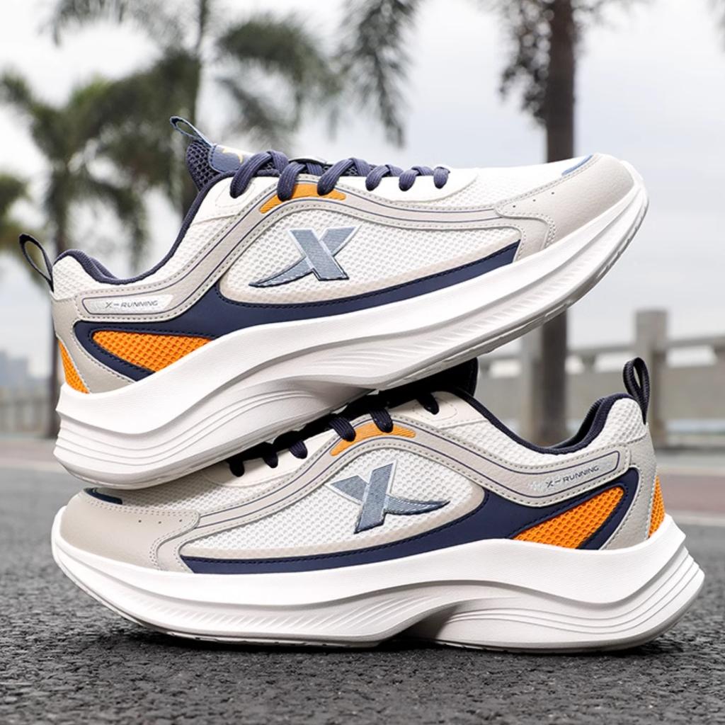 Xtep Lightweight Fashion Versatile Comfortable Durable Breathable Shock Absorbing Low-Top Casual Running Shoes Men sneakers 875219110039-2
