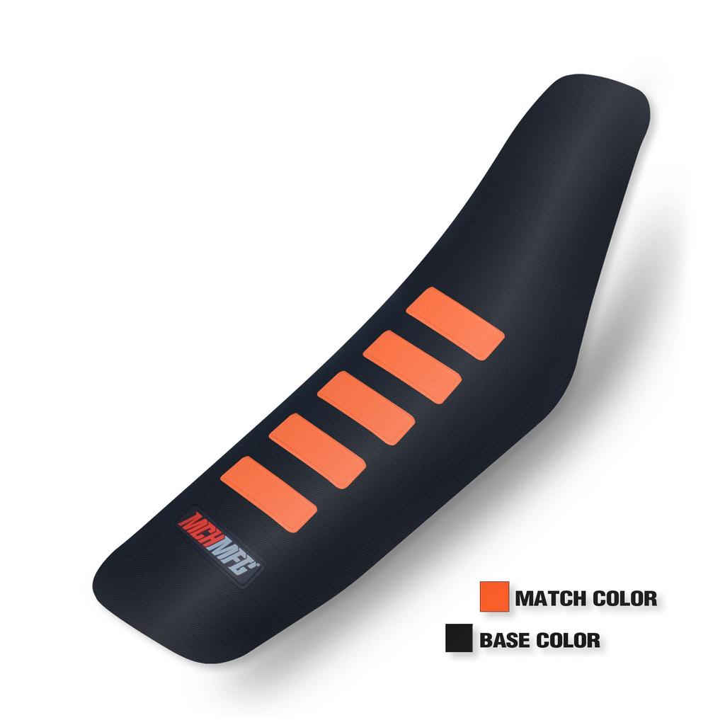 MCHMFG Rib Ribbed Gripper Seat Cover in Waterproof Set Protection Antislip Upset Apply to For SXF EXC KXF CRF YZF WR TC TE