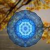 Wind Powered 2D Spinner Sculpture for Garden No Electricity Needed Weatherproof Outdoor Wind Chime Decor for Yard Patio Balcony