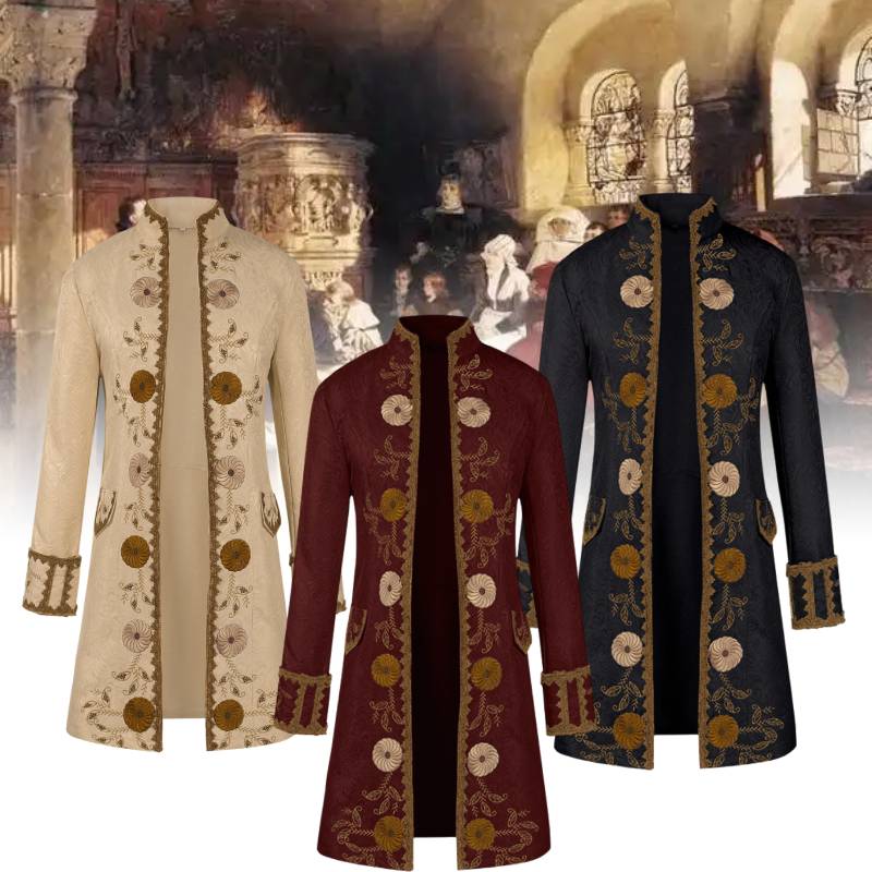 Steampunk Uniform Men Festivals Cosplay Decoration Costume Performance Overcoat