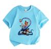 Kids Boys Girls 100% Cotton Crew Neck Short Sleeve T-Shirt, Funny Cartoon Rabbit Fox Snake Print Casual Comfortable Tee Tops for Children Daily Wear