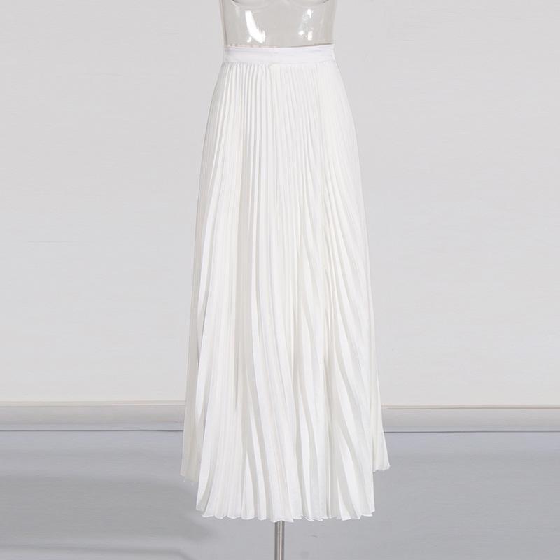 Elegantní oblek ve francouzském stylu: 2025 3D Vyšívaná bunda a Plisovaná sukně s vysokým pasem Dvoudílný