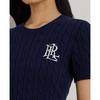 Lauren Ralph Lauren Short Sleeve Cable Knit Cotton Sweater Wmlrswesn820187410