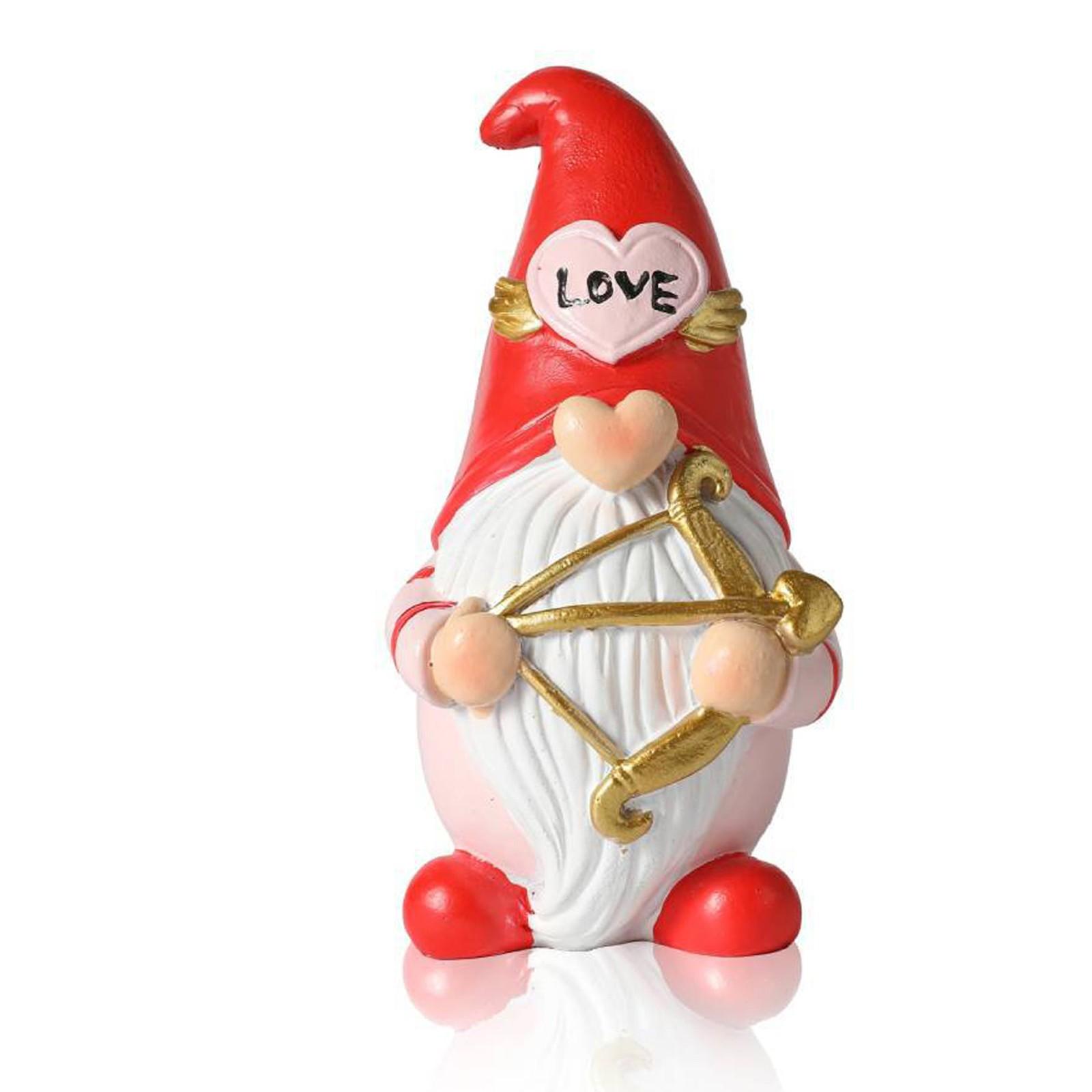 

Пара гномов украшает дом статуэткой из смолы ко Дню святого Валентина One Size