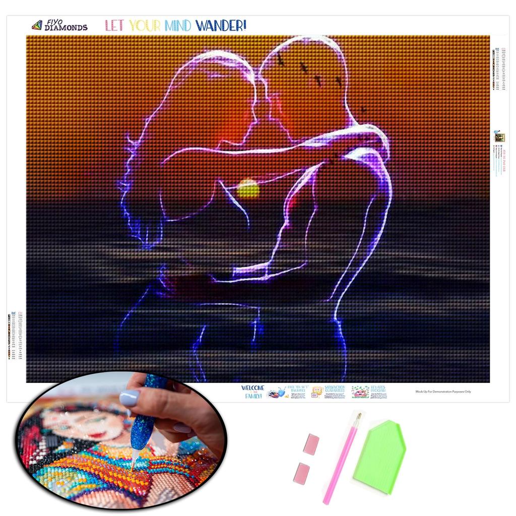 Čtvercový/kulatý diamantový obraz drahokamu pár portrétní obrázek 5D diamantová výšivka Mozaika ručně vyrobený dárek