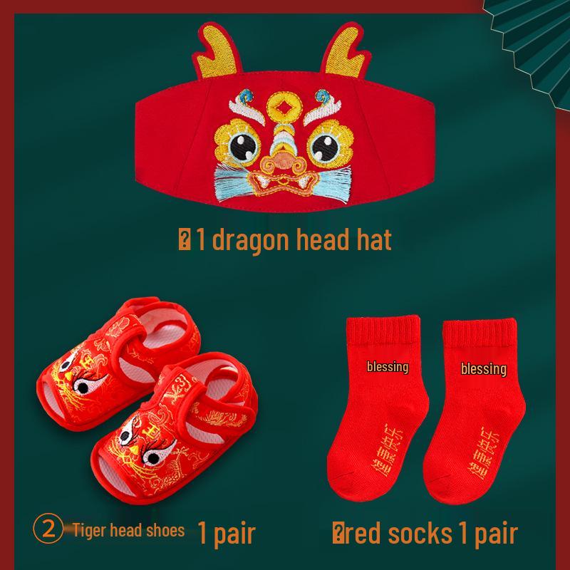 Year of the Dragon Baby Romper: Summer Crawling Onesie for First Birthday, Full Moon, or Hundred Days Celebration.