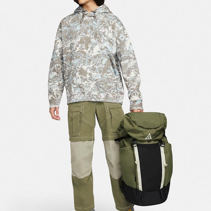 New Nike Fabric Camping Bag Backpack Unisex Olive Green DC9865-222