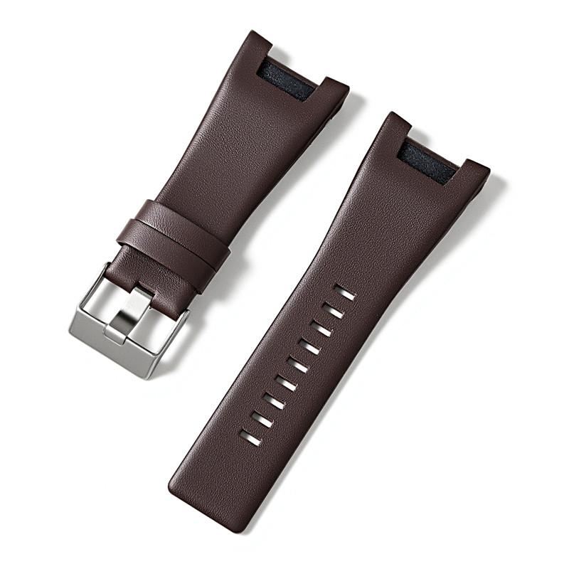 

32*17mm Genuine leather watch strap For Diesel DZ4246 DZ1273 DZ1216 Men s waterproof and sweat resistant concave large strap