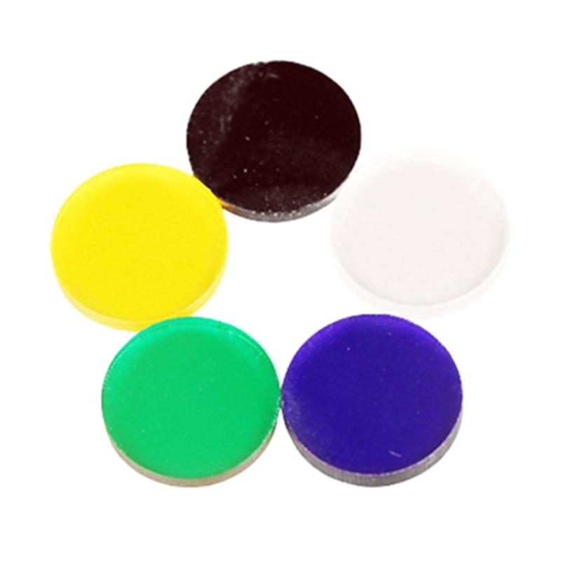 10 Stück Billard Queue Spitzen Klare Acryl Ersatz Queue Spitzen Billard Pool Stock Spitzen für Billard Snooker Pool Queue