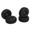 4PCS RC Wheel Tires Rubber Tyre Replacement for Climbing Vehicle Off Road Car 96MM Diameter