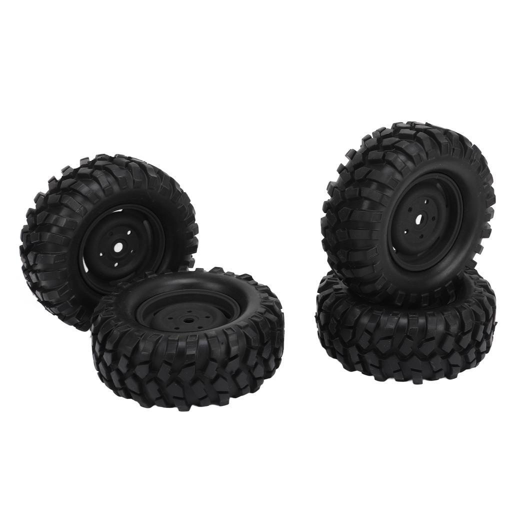 4PCS RC Wheel Tires Rubber Tyre Replacement for Climbing Vehicle Off Road Car 96MM Diameter