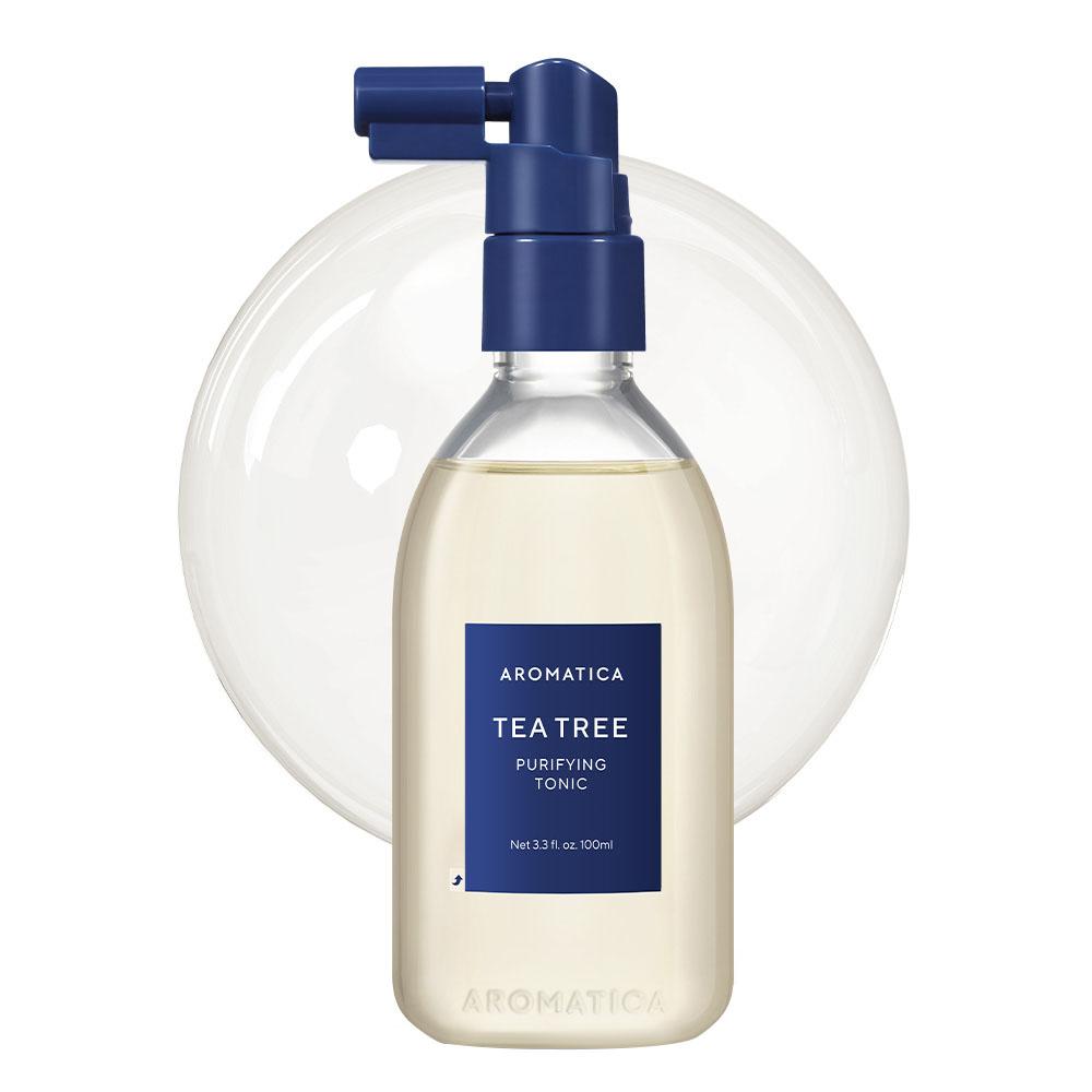 Aromatica Tea Tree Purifying Tonic 100ml Soothing & Cooling Tonic For Your Scalp | Helps Hair Look Healthier And Nourished | Natural Ingredients Only