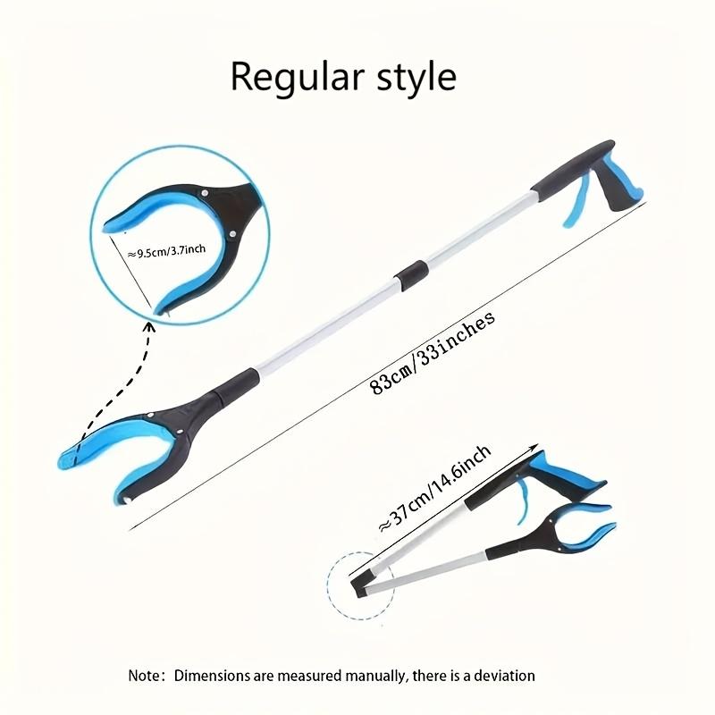 32-Inch Foldable Reaching Tool with a 360° Rotating Jaw And Magnetic Tip Designed for Picking Up Trash Suitable for Seniors And Available