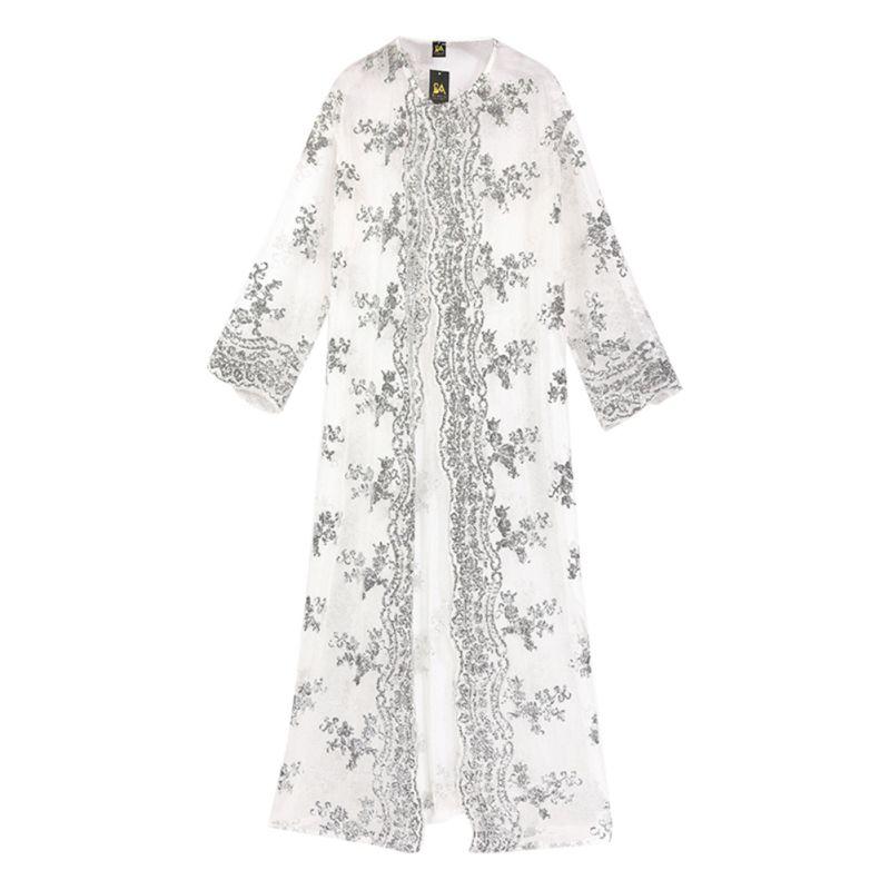 

Мусульманское платье, плотный расшитый бисером халат (без платка) 2XL