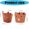 Boys Girls Bicycles Basket Adjustable Plastic Woven Tricycle Basket Bicycles Front Handlebar Basket Easy to Install