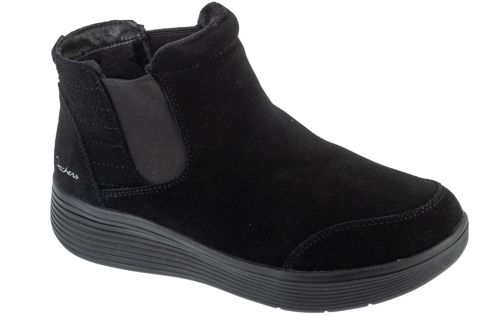 Skechers Arch Fit Laguna - Harvest Moons, Damen Schwarze Winterstiefel 40 Schwarz
