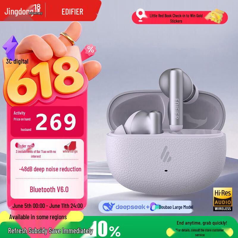 Edifier Lolli Pro SE True Wireless ANC Translation Earbuds