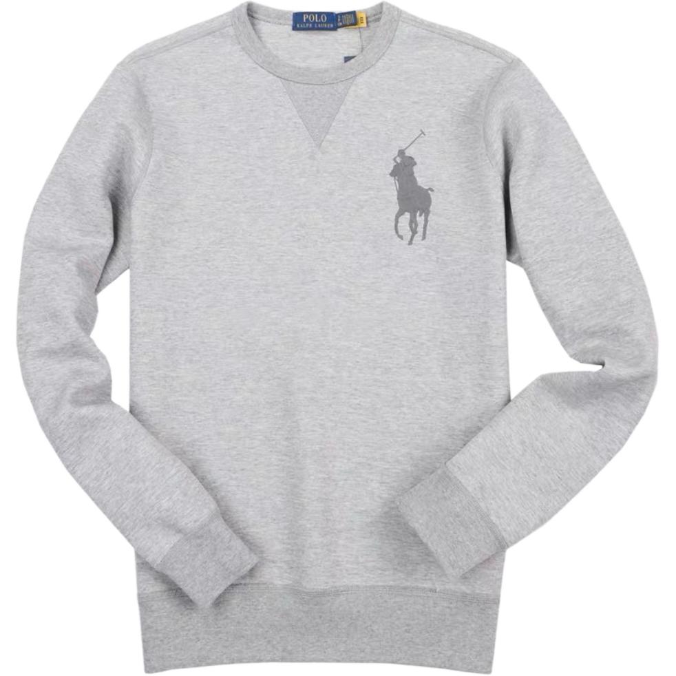 Polo Ralph Lauren Solid Color Long Sleeve Crew Neck Sweatshirt Men Sweatshirt 710883342-005