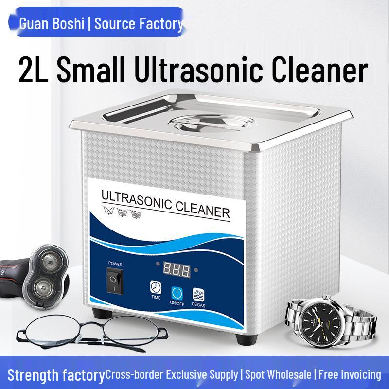 Compact Ultrasonic Cleaner for Jewelry, Glasses, Dentures, Watches & Circuit Boards