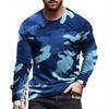 T-Shirts for Men Military Camouflage 3D Print Fashion Sport O-Neck Graphic T Shirts Tops Outdoor Running Long Sleeve Clothing