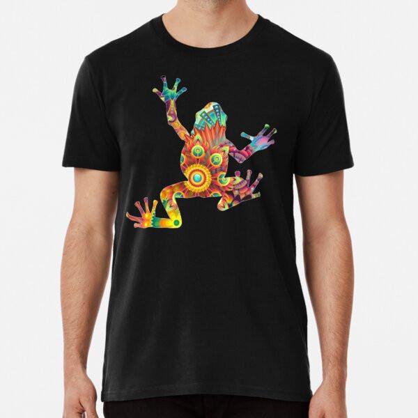 Psychedelic Mandala Frog   S To 5XL Made In the AU/USA T-Shirt