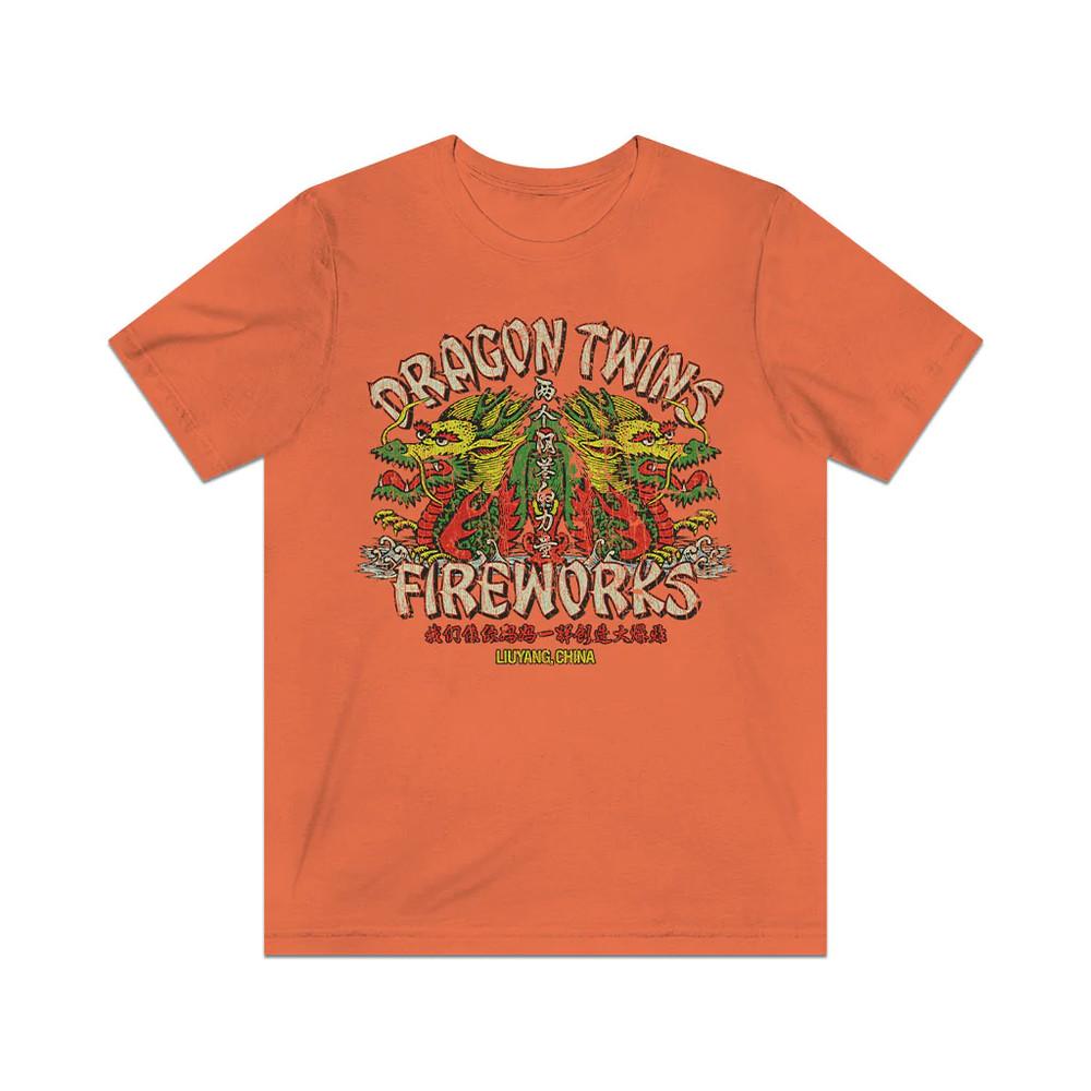 

Dragon Twins Fireworks 1953 Vintage Men s T-Shirt Unisex T-Shirt XXXL