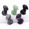 Hand Carved Healing Animal Figurine Toucans Statue Natural Stone Crystal Reiki Gemstone Craft Home Decoration Holiday Gifts 1.6"
