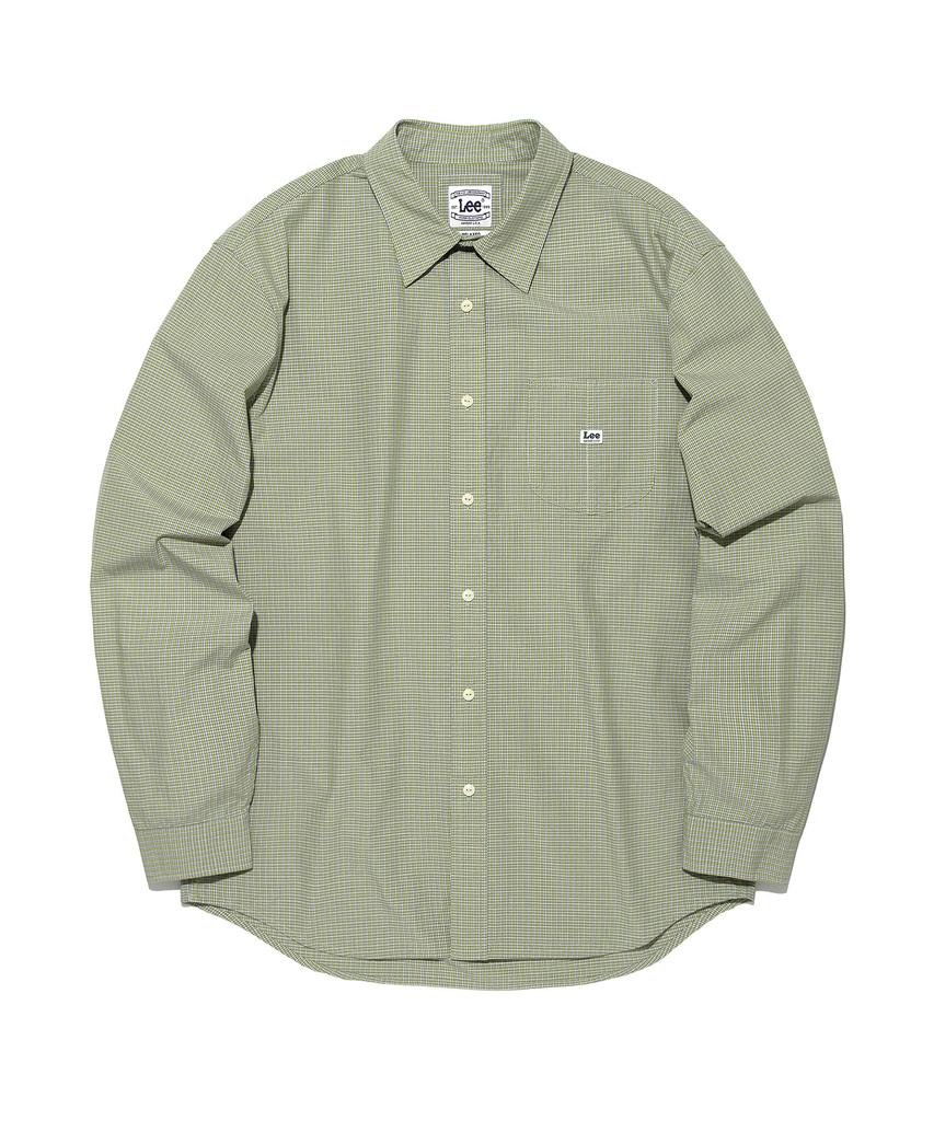 LEE Loco Pocket Check Shirt Green