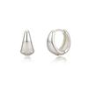 PAIGEFLYNN JEWELRY [925 Silver] Dew Hoop One-Touch Earrings