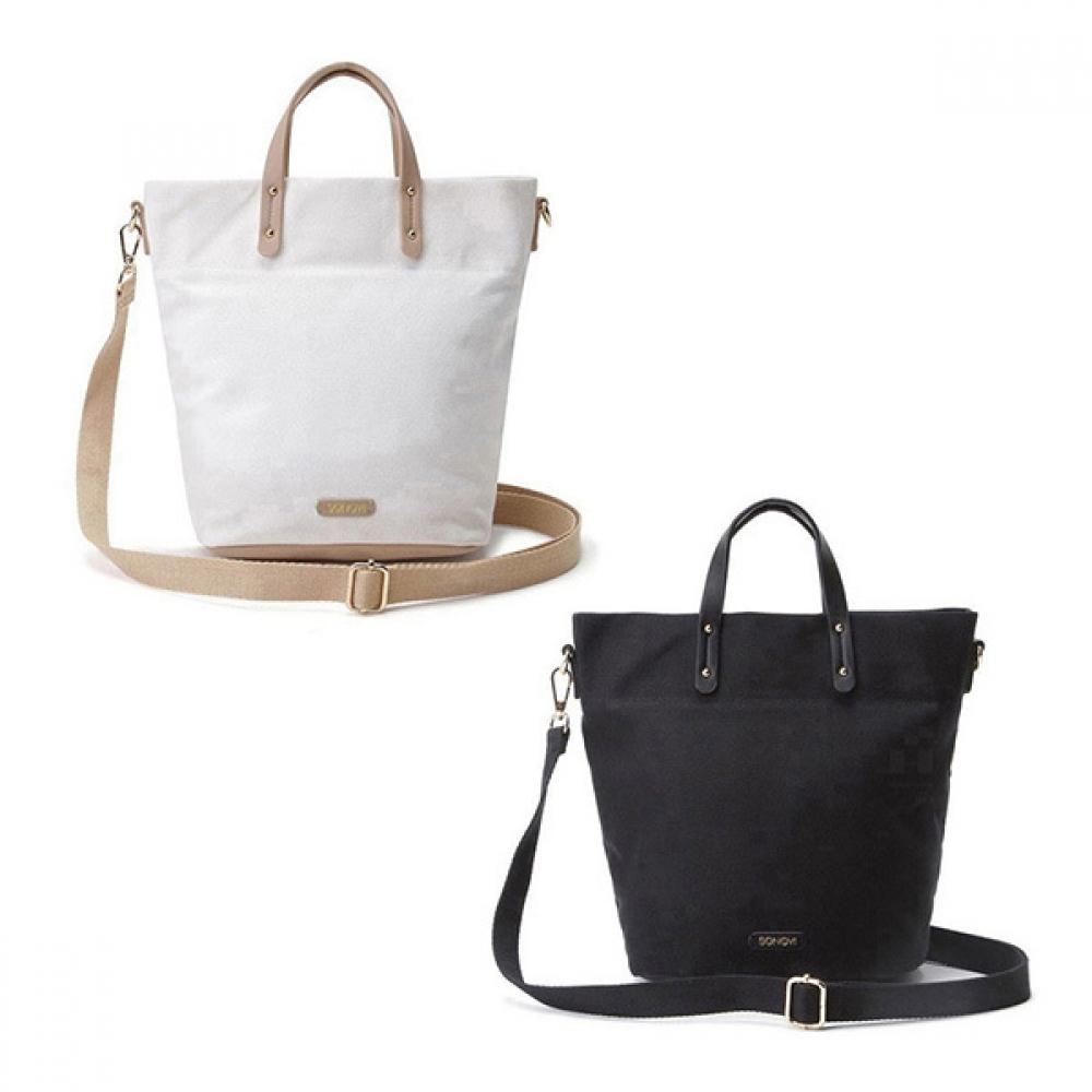 

Sonovi [безпосередньо керований головним офісом] Sonovi Жіноча еко-сумка з соєвого декору Dfhb600 601 02SVDFHB601IV