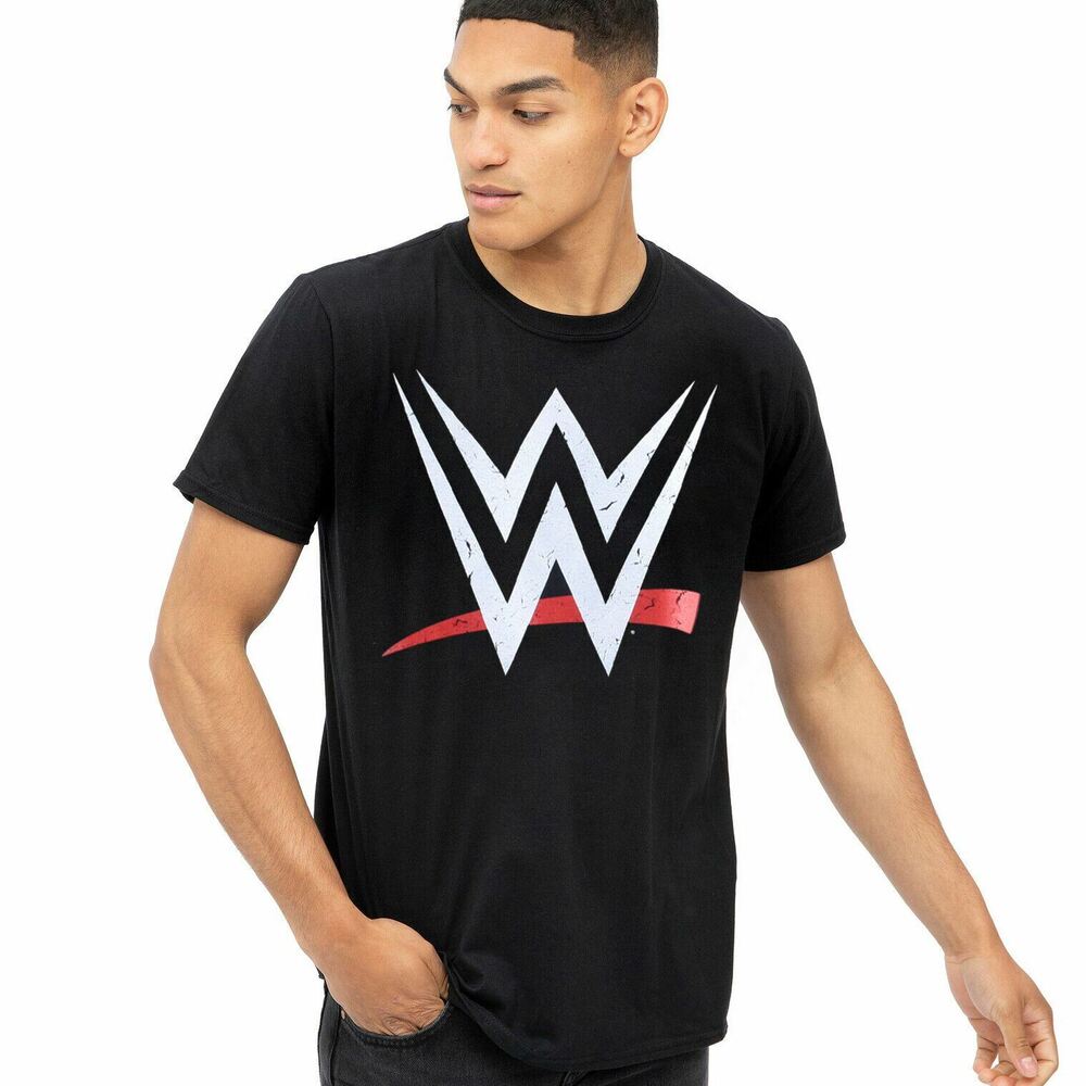 

Черная футболка унисекс с логотипом Wwe Wrestling S